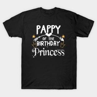 Pappy Of The Birthday Princess Matching Family T-Shirt